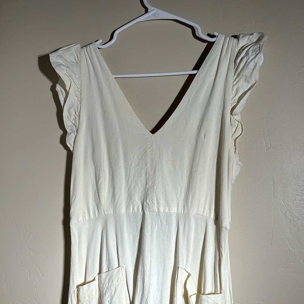 Zara Cream Midi Dress